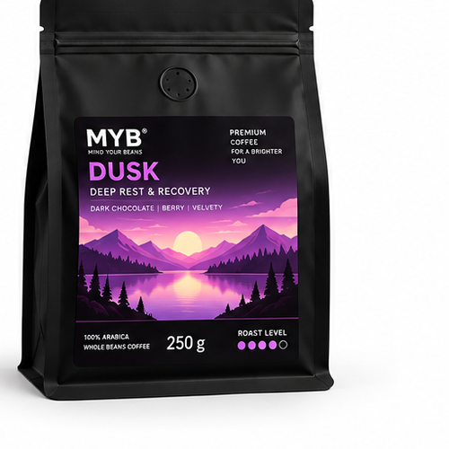 Mind Your Beans DUSK – kawa bezkofeinowa specialty, paczka 250 g